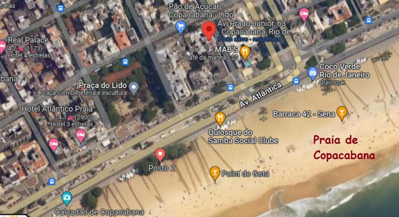 Apartamento Em Copacabana Na Quadra Da Praia Apartman Rio de Janeiro Kültér fotó